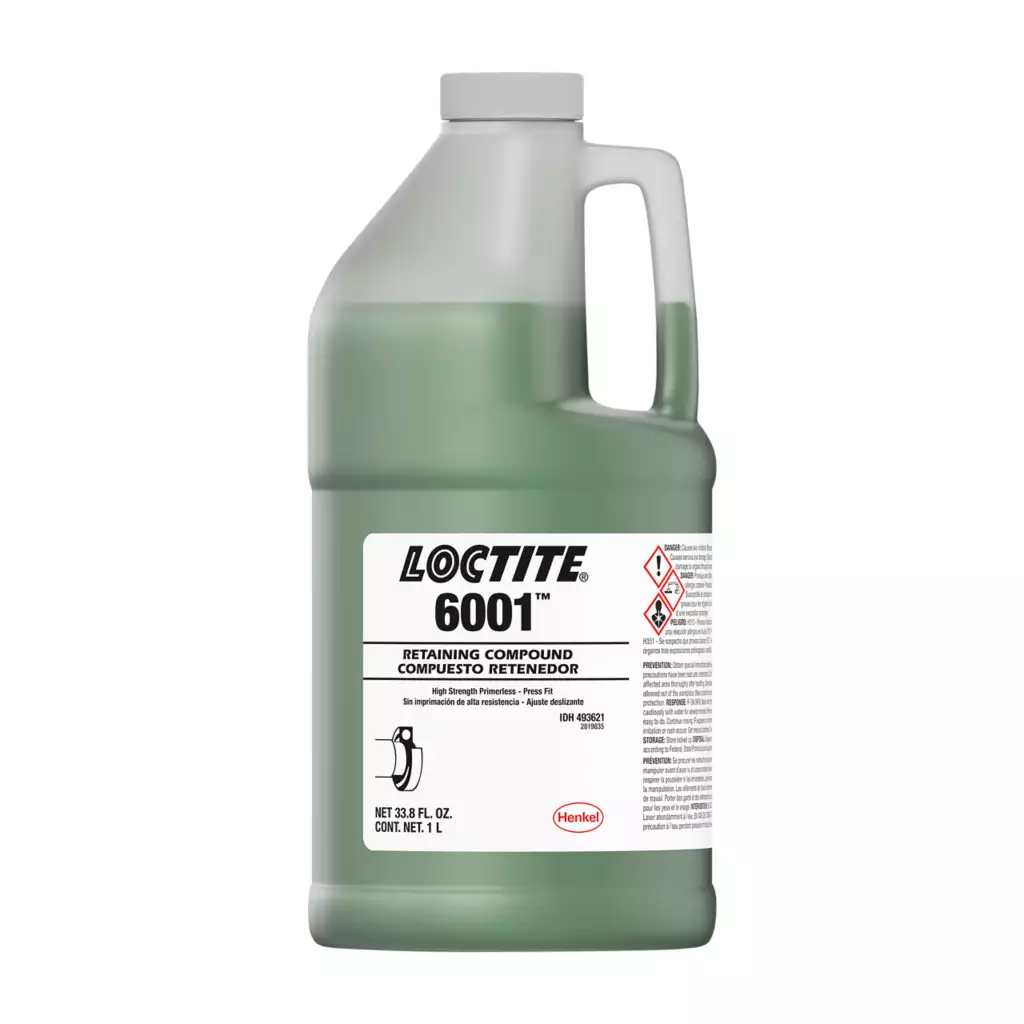 乐泰6001圆柱固持胶 低粘度快固LOCTITE6001